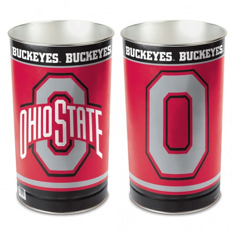 Ohio State Buckeyes Wastebasket 15 Inch Block O Design - Periodic Restock-0