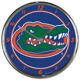 Florida Gators Round Chrome Wall Clock-0