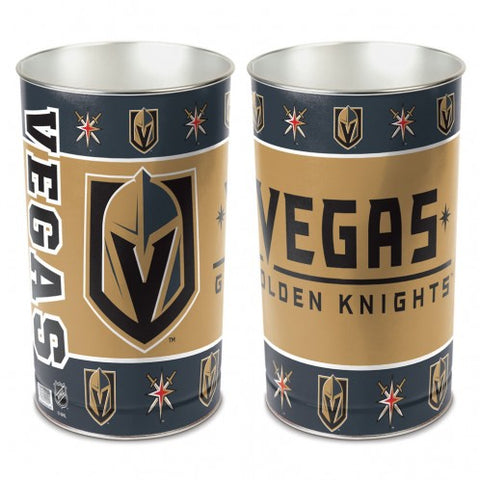Vegas Golden Knights Wastebasket 15 Inch-0