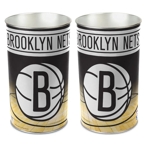 Brooklyn Nets Wastebasket 15 Inch - Periodic Restock-0