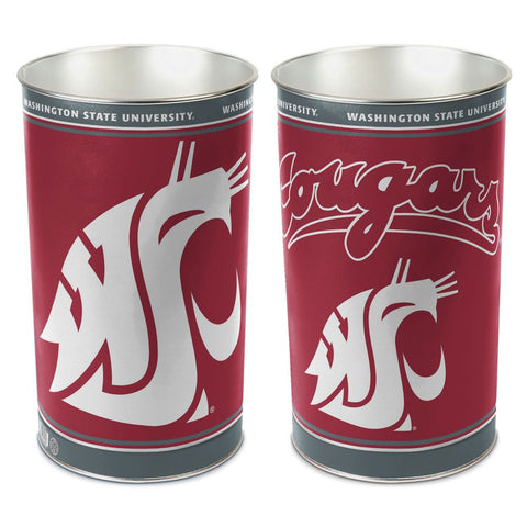 Washington State Cougars Wastebasket 15 Inch - Periodic Restock-0