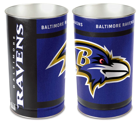 Baltimore Ravens Wastebasket 15 Inch - Periodic Restock-0