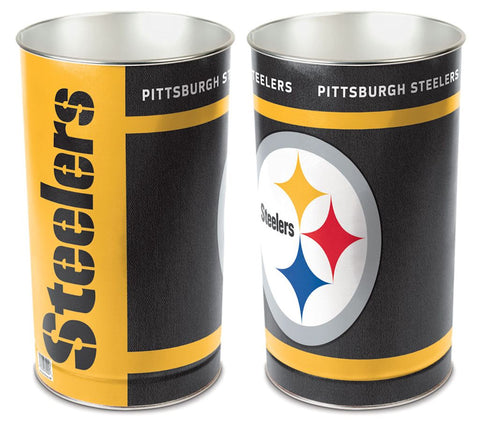 Pittsburgh Steelers Wastebasket 15 Inch - Periodic Restock-0