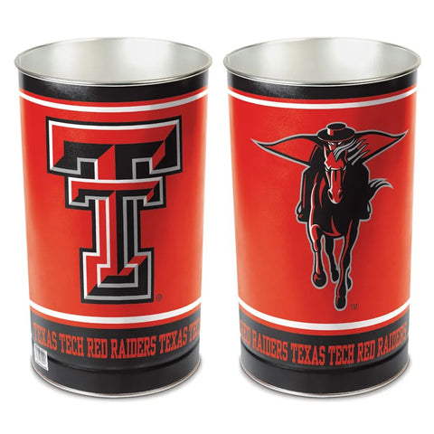 Texas Tech Red Raiders Wastebasket 15 Inch - Periodic Restock-0