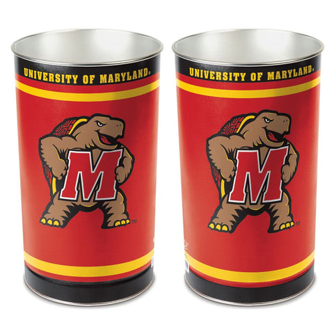 Maryland Terrapins Wastebasket 15 Inch - Periodic Restock-0