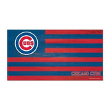 Chicago Cubs Sign Wood 9x17 Flag-0
