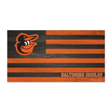 Baltimore Orioles Sign Wood 9x17 Flag-0