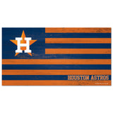 Houston Astros Sign Wood 9x17 Flag-0