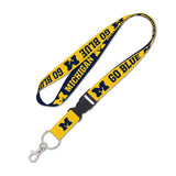 Michigan Wolverines Lanyard with Detachable Buckle Slogan - Special Order-0