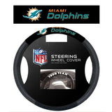 Miami Dolphins Steering Wheel Cover Mesh Style CO-0