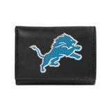 Detroit Lions Wallet Trifold Leather Embroidered Alternate-0