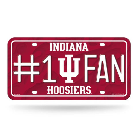 Indiana Hoosiers License Plate #1 Fan-0