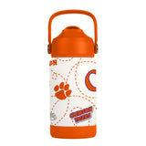 Clemson Tigers Kids Bottle 12oz Stainless Steel Mascot-0