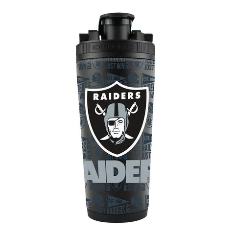 Las Vegas Raiders Ice Shaker 26oz Stainless Steel-0