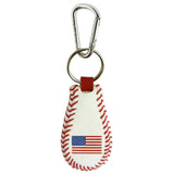 American Flag Keychain Classic Baseball CO-0