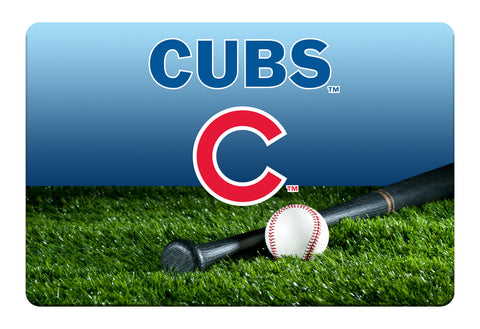 Chicago Cubs Pet Bowl Mat Team Color Baseball Size Large CO-0