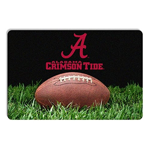 Alabama Crimson Tide Classic  Football Pet Bowl Mat - L --0