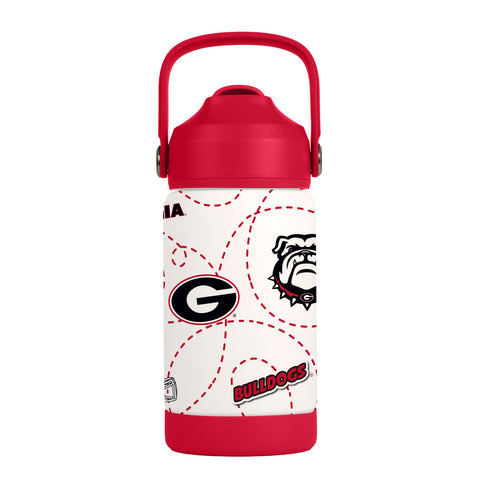 Georgia Bulldogs Kids Bottle 12oz Stainless Steel Mascot-0