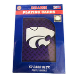 Kansas State Wildcats Playing Cards Diamond Plate - Special Order-0