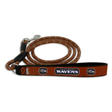 Baltimore Ravens Pet Leash Leather Frozen Rope Football Size Medium CO-0