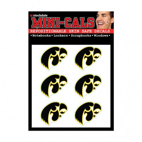 Iowa Hawkeyes Tattoo Face Cals-0