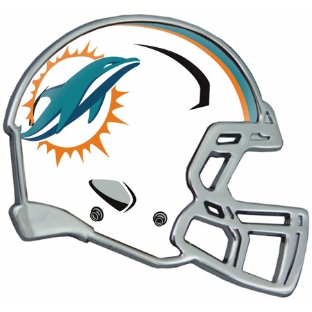 Miami Dolphins Auto Emblem Helmet-0