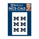 Michigan Wolverines Tattoo Face Cals-0