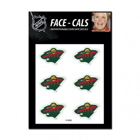 Minnesota Wild Tattoo Face Cals Special Order-0