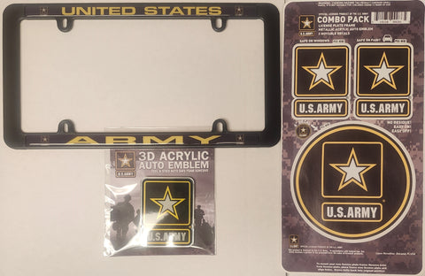 US Army Auto Accessory Combo Kit-0