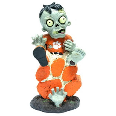 Clemson Tigers Zombie Figurine - On Logo w/Football-0