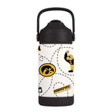 Iowa Hawkeyes Kids Bottle 12oz Stainless Steel Mascot-0