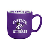 Kansas State Wildcats Coffee Mug 15oz Stripe Design-0