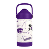 Kansas State Wildcats Kids Bottle 12oz Stainless Steel Mascot-0