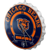 Chicago Bears Clock Bottle Cap Style Periodic Restock-0