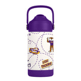 LSU Tigers Kids Bottle 12oz Stainless Steel Mascot-0