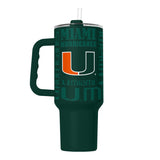 Miami Hurricanes Tumbler 40oz Powder Coat Replay-0