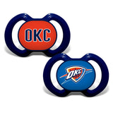 Oklahoma City Thunder Pacifier 2 Pack - Special Order-0