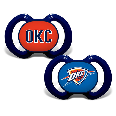 Oklahoma City Thunder Pacifier 2 Pack - Special Order-0