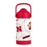 Nebraska Cornhuskers Kids Bottle 12oz Stainless Steel Mascot-0