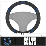 Indianapolis Colts Steering Wheel Cover Mesh/Stitched-0