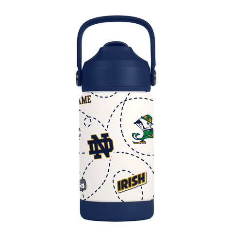 Notre Dame Fighting Irish Kids Bottle 12oz Stainless Steel Mascot-0