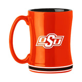 Oklahoma State Cowboys Coffee Mug 14oz Sculpted Relief Team Color-0