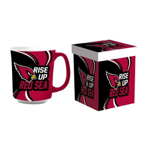 Arizona Cardinals Coffee Mug 14oz Ceramic with Matching Box-0