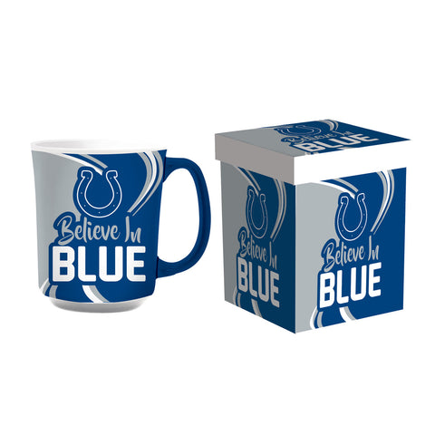 Indianapolis Colts Coffee Mug 14oz Ceramic with Matching Box-0