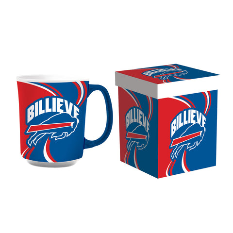 Buffalo Bills Coffee Mug 14oz Ceramic with Matching Box-0