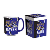 Baltimore Ravens Coffee Mug 14oz Ceramic with Matching Box-0