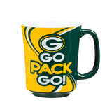 Green Bay Packers Coffee Mug 14oz Ceramic with Matching Box-0