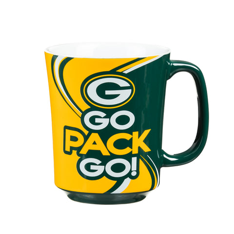 Green Bay Packers Coffee Mug 14oz Ceramic with Matching Box-0