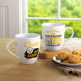 Pittsburgh Steelers Coffee Mug 17oz Ceramic 2 Piece Set with Gift Box-0