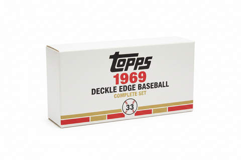 1969 Topps Deckle Edge Baseball Card Complete Set